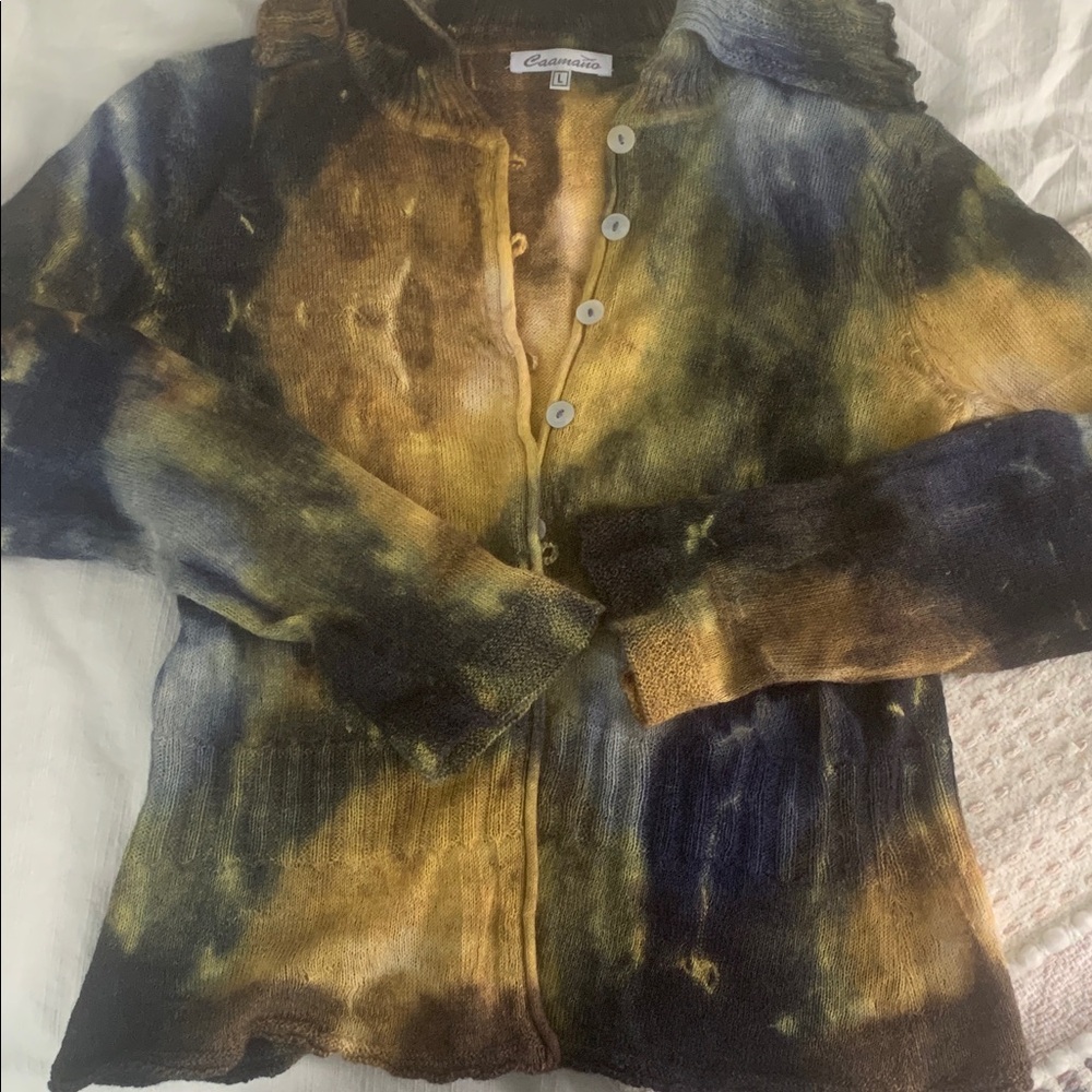 Calvin Klein Women's Tie-Dye Jacket - Multicolor